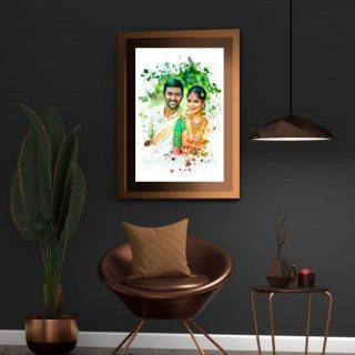 Ink Art Couples Frame